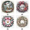 (Multi-Style) Winter Cottage Wreath-14CT Counted Cross Stitch 40*40cm/15.75*15.75in tapestrymarket