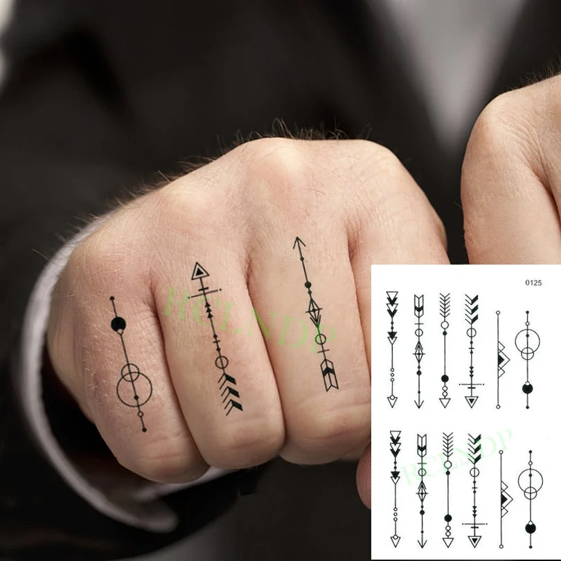 Waterproof Temporary Tattoo Sticker Totem Symbol Sign Fashion Fake Tatto Stickers Flash Tatoo Body Art for Men Women Kids