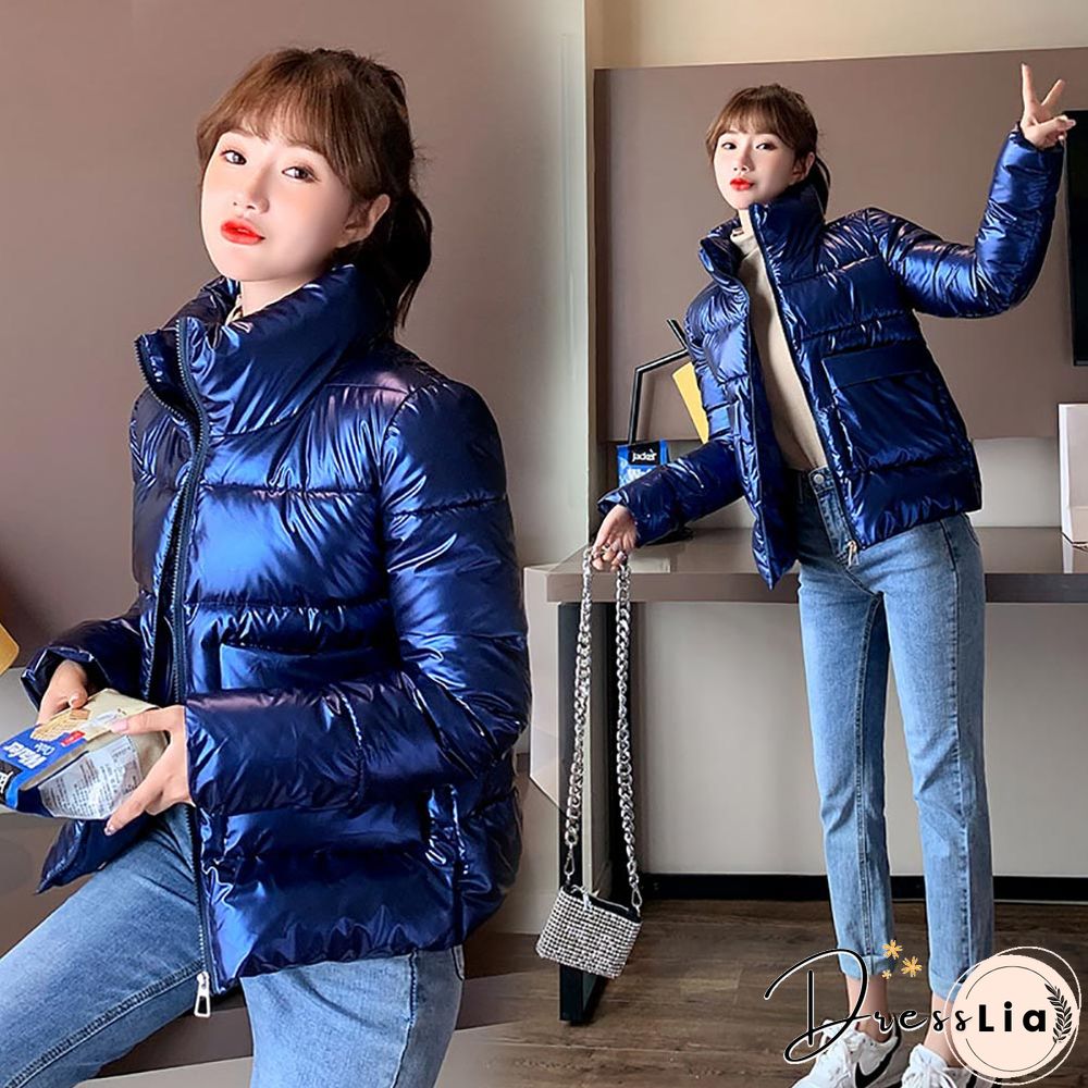 Vielleicht Women Winter Jacket Parkas New Fashion Youth Slim Stand Collar Casual Street Warm Autumn Winter Coat Female