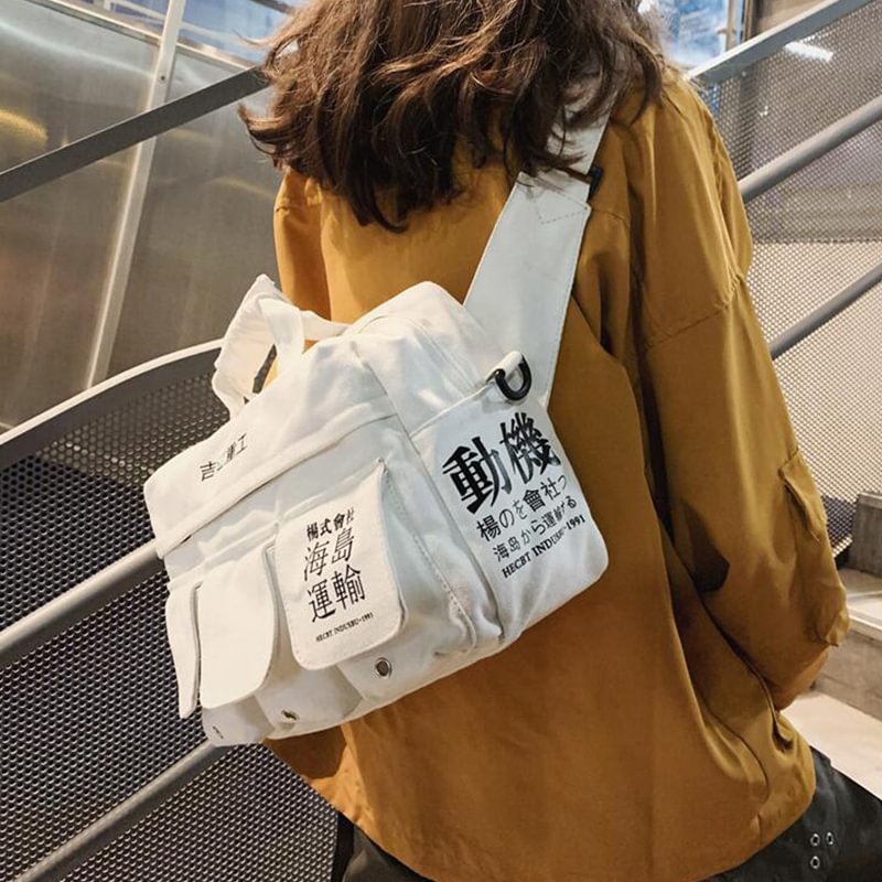 Japanese Printed Industry Shipping Backpack