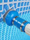 For Intex 11238 Universal Pool Vacuum Hose Adapter with Iron Hoops Pools Skimmer Hoses Connector Leak-Proof Replacement Hoses Adapter for Above/Inground Pools