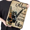Music Is What Feelings Sound Like Rock - Vintage Metal Signs - 20*30cm/30*40cm - Music&Warning