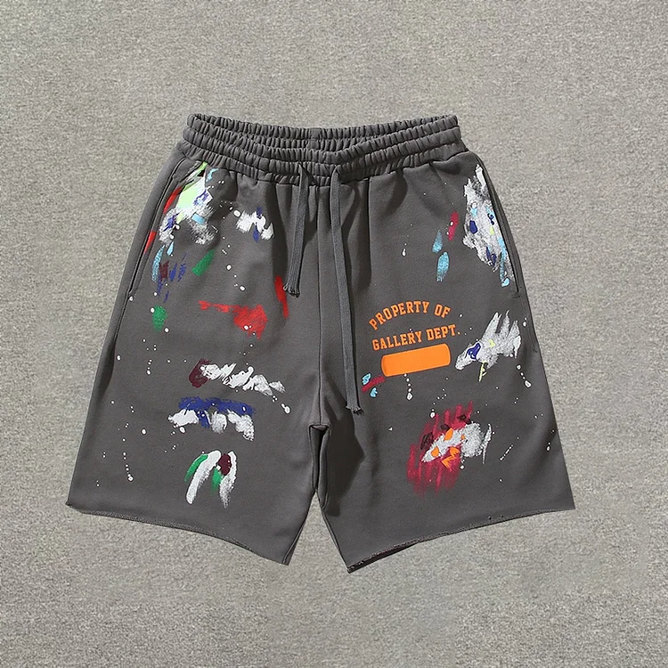 Vintage Gallery Dept Print Graphic Casual Fashion Shorts