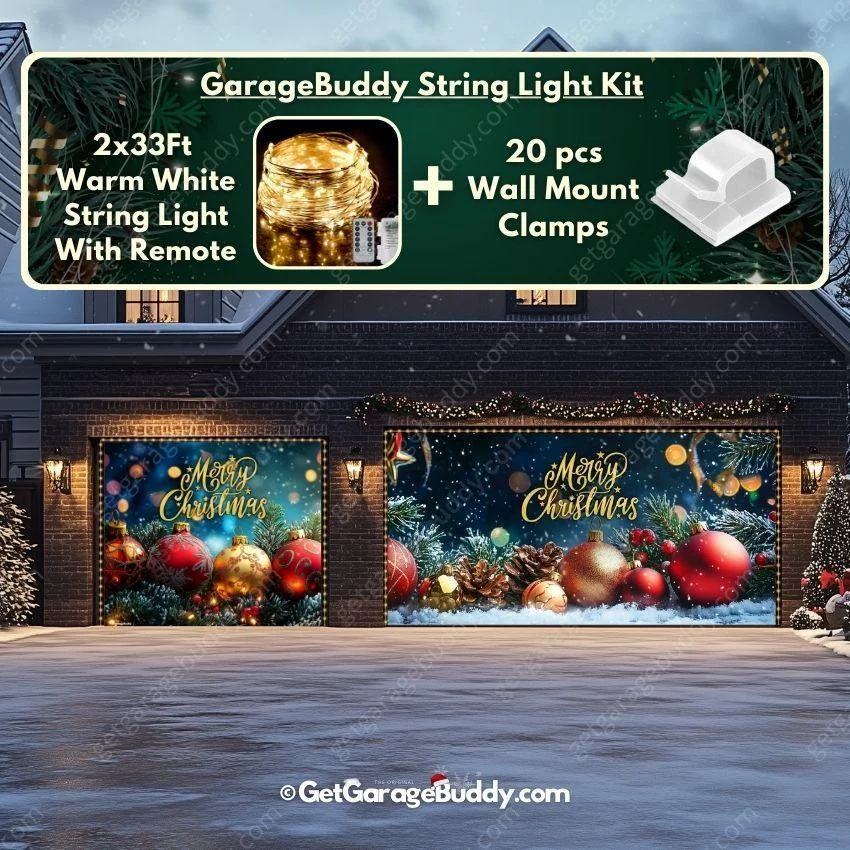 Merry Christmas | Christmas Garage Door Cover