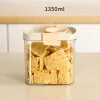 Airtight Cereal Storage Container with Foldable Pour Spout