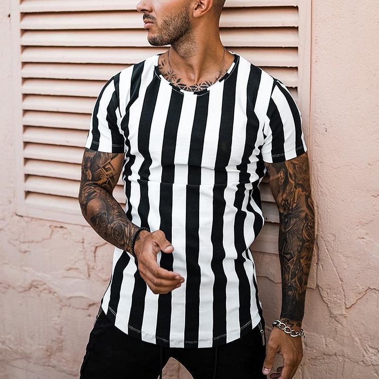 T-shirt Black Stripes