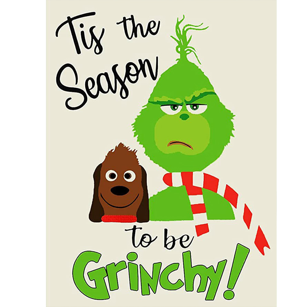 

Cartoon Grinch - Round Drill Diamond Painting - 30*40CM, 501 Original