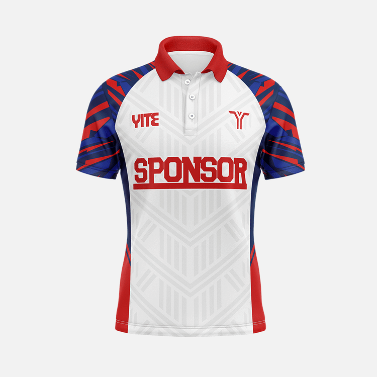 YITE | LP24-011-Blue  And White Polo Shirts Uniform
