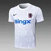 2025/2026 Chelsea Pre-match Training White Shirt+Shorts  1:1 Thai Quality