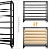 [US Local Warehouse] Fabric Roll Storage Rack Vinyl Roll Holder for Curtain/Wallpaper/Tablecloth