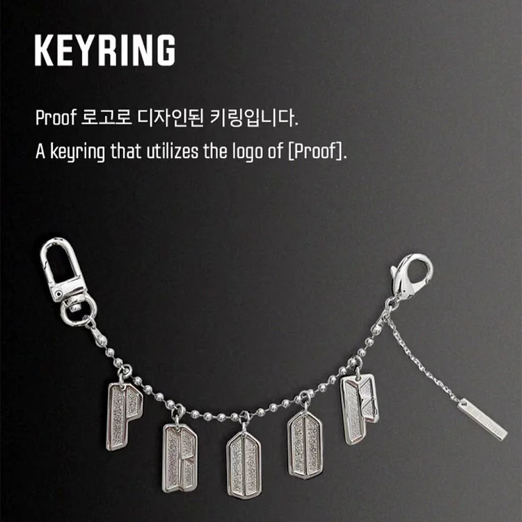 BTS Proof Keyring Keychain