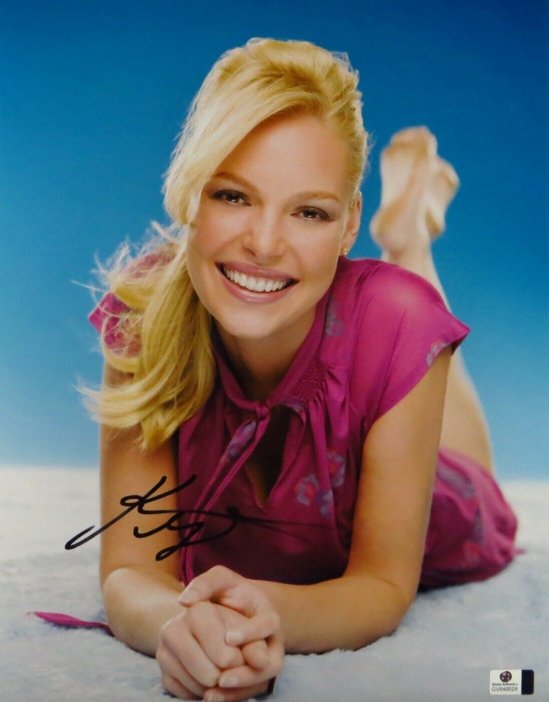 Katherine Heigl Signed Autographed 11X14 Photo Poster painting Cute Sexy Smiling GV849528