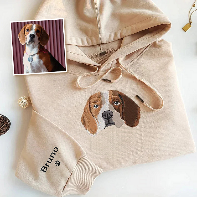 Beagle Dog Lover Custom Embroidered Sweatshirt Hoodie T-shirt