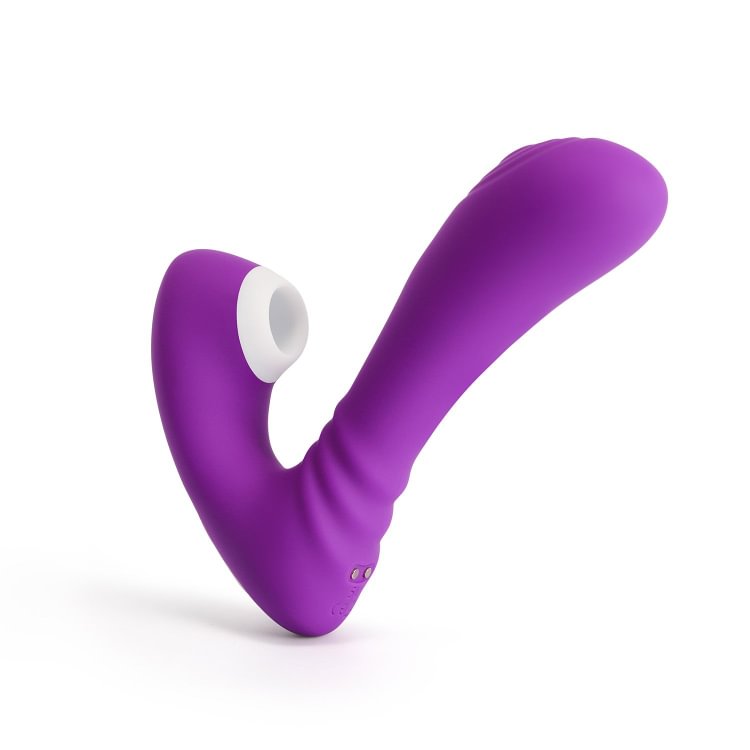 Gray - Clit Suction Vibrator