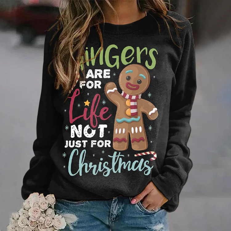 Wearshes Gingers Are For Life Not Just For Christmas Sweatshirt