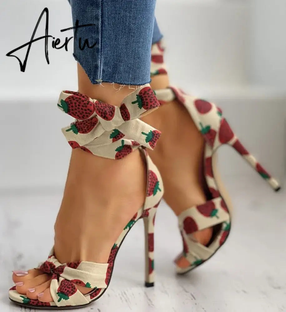 Aiertu women High Heels Pumps Sandals New shoes woman Fashion Summer Sexy Ladies Increased women shoes Peep Toe shoes Pumps Aiertu