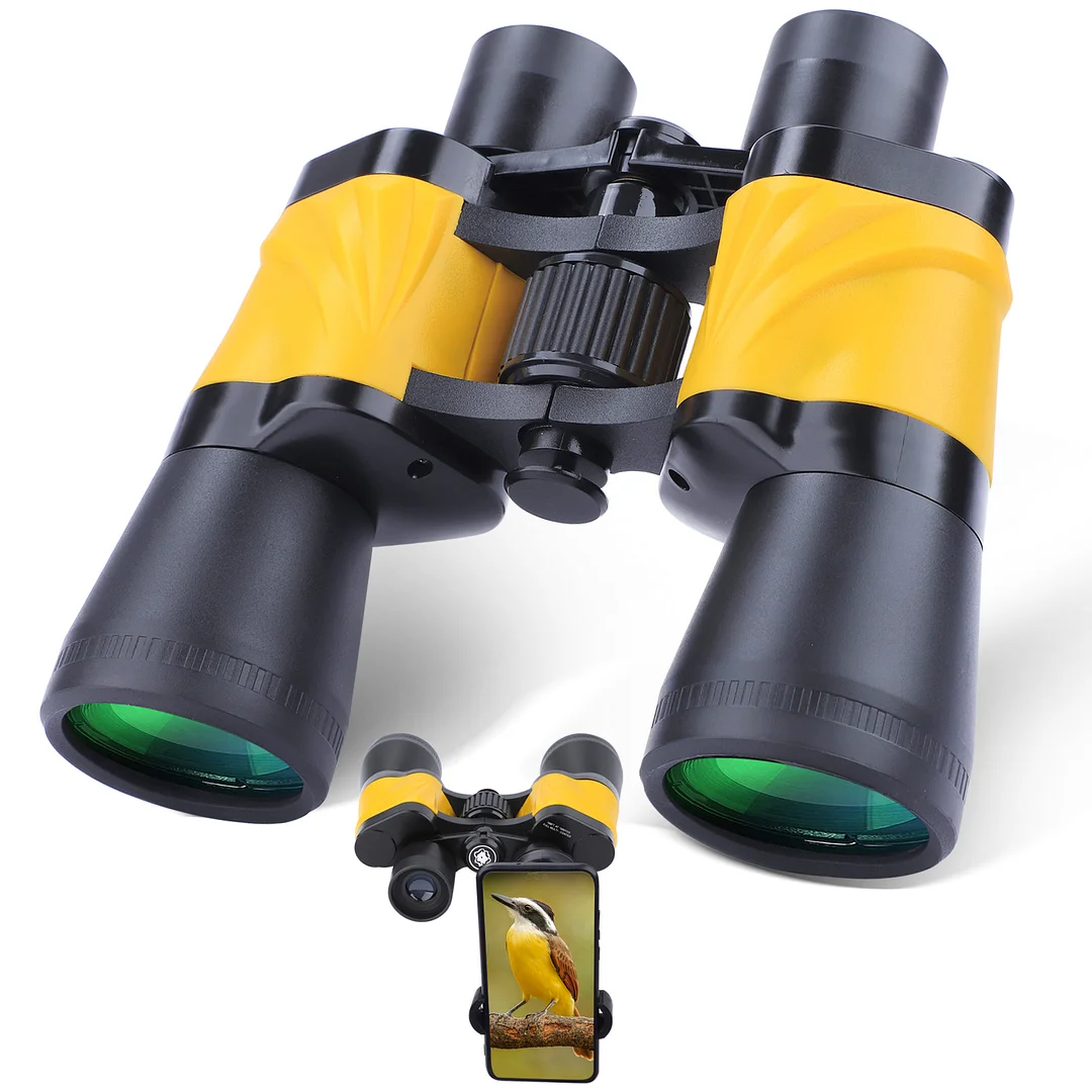 BEBANG 20X50 Binoculars for Adults, HD Powerful Binoculars with Low Light Vision, Waterproof Binoculars for Bird Watching Hunting