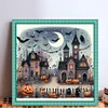 (Multi-Style) Halloween House-11CT Stamped Cross Stitch 50*50cm/19.69*19.69in