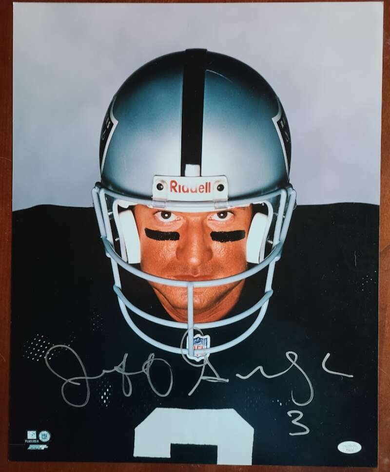 Jeff George JSA Signed Coa 16x20 Autograph Photo Poster painting Raiders