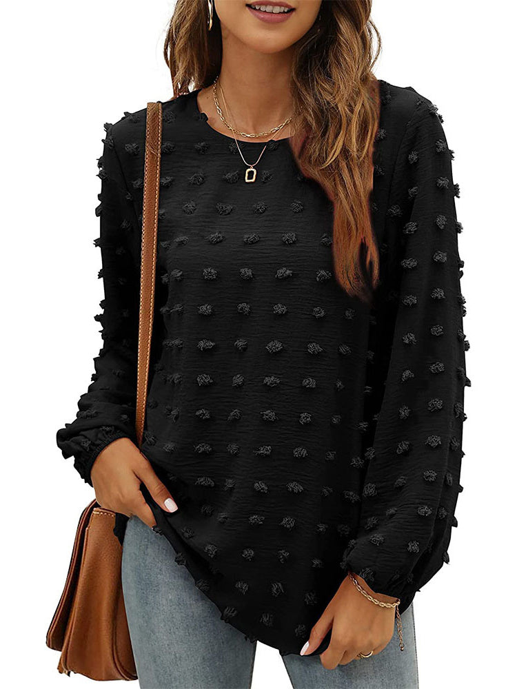 Women Long Sleeve V-neck Graphic Floral Printed Top