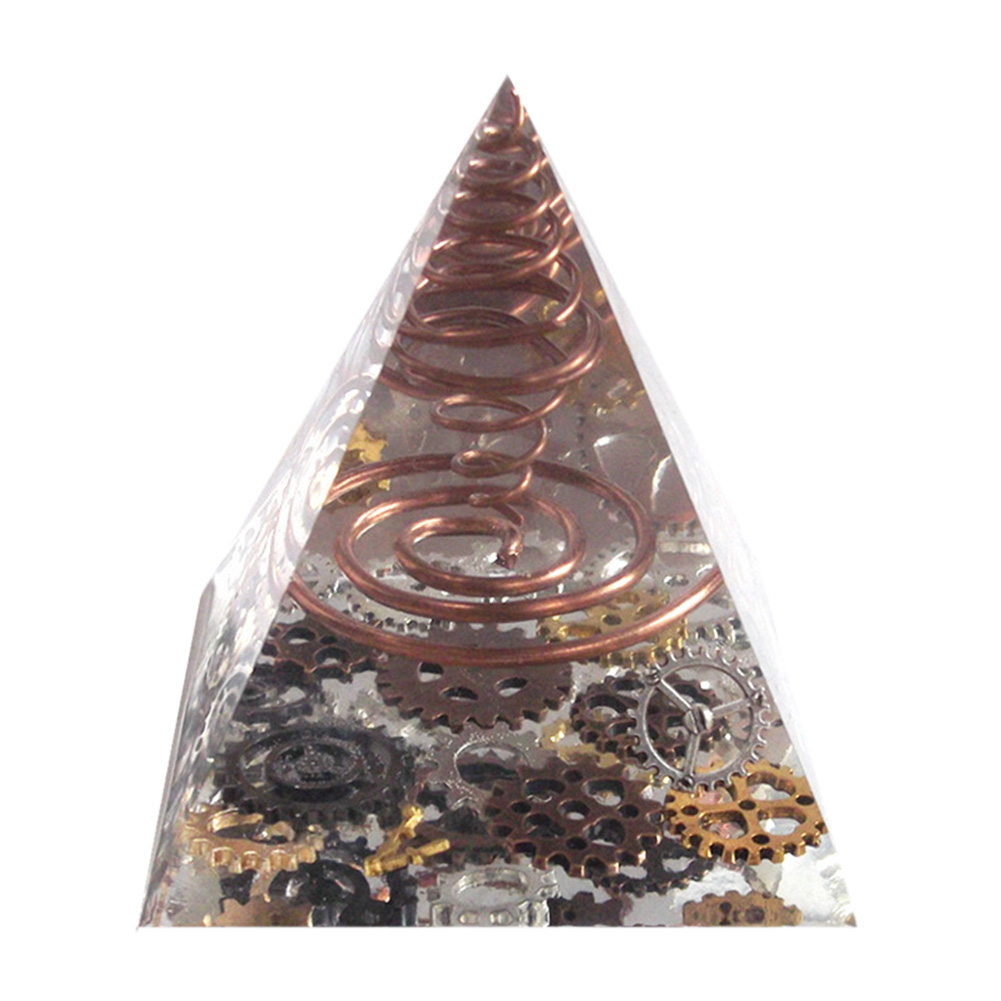 

5cm Natural Orgonite Pyramid Chakra, 501 Original