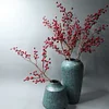 Red Winterberry Cranberry Artificial Flower Plant Chinese New Year Christmas Decor