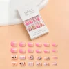 Fashion Printed Wearing Nails 24pcs 