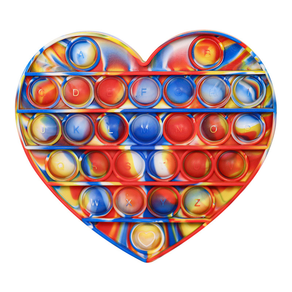 

Heart Mixcolor - Pop It Fidget Toy, 501 Original