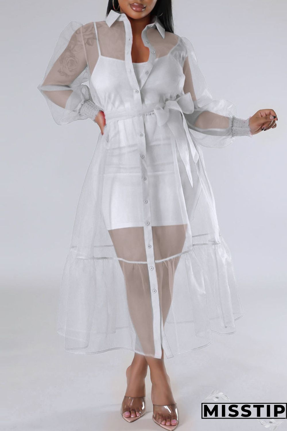 Black Casual Solid Patchwork Buckle Turndown Collar Long Sleeve Two Pieces