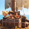 Brothers Cat-Ear Monkey D. Luffy & Portgas D. Ace & Sabo - ONE PIECE Resin Statue - PEAK Studio