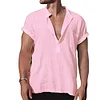 Gioiacombo™ Camicia con colletto rialzato e maniche arrotolate