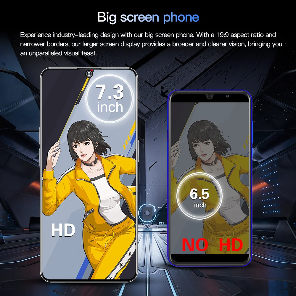 Povo5pro6.53 inch Android smartphone