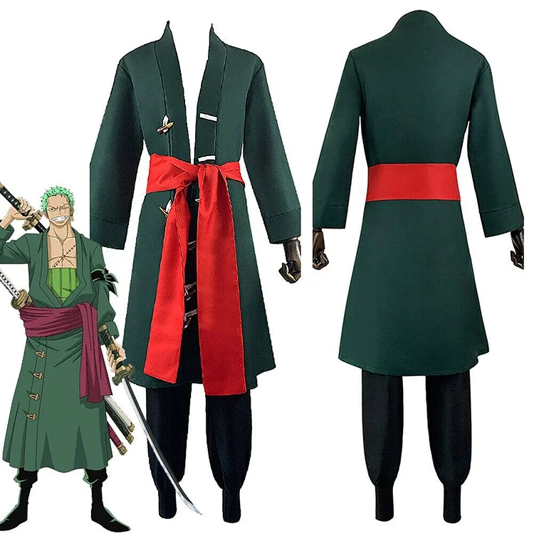 Anime One Piece Roronoa Zoro Costume