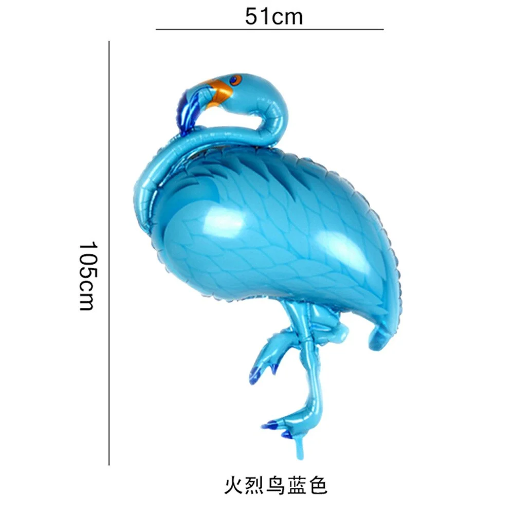 Hawaiian Party Balloon 18 inch Round Flamingo Aluminum Foil Balloon Flamingo Wine Glass Leaf Balloon Birthday Party Decoration