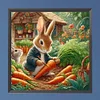 Diamond Painting -DIY Full Square Drill Easter Rabbit(45*45CM）