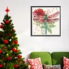Diamond Painting-DIY Crystal Rhinestone Xmas Dragonfly