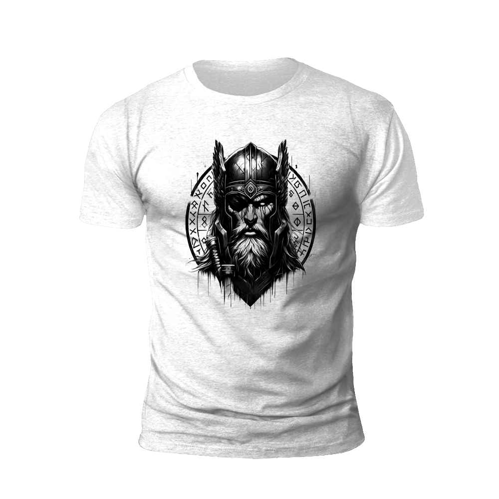 Viking's Gaze: Warrior's Stare T-Shirt