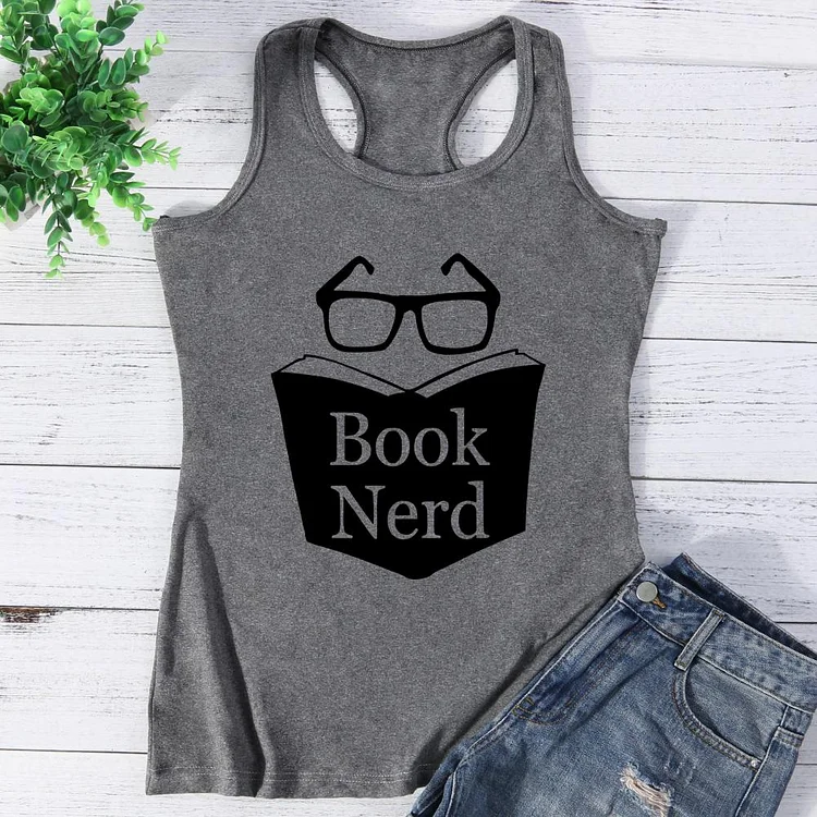 Book nerd Book Lovers Vest Top-Annaletters