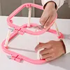 2 Tier Square Embroidery Hoop Removable Snap Sewing Frame for Quilting Stitching