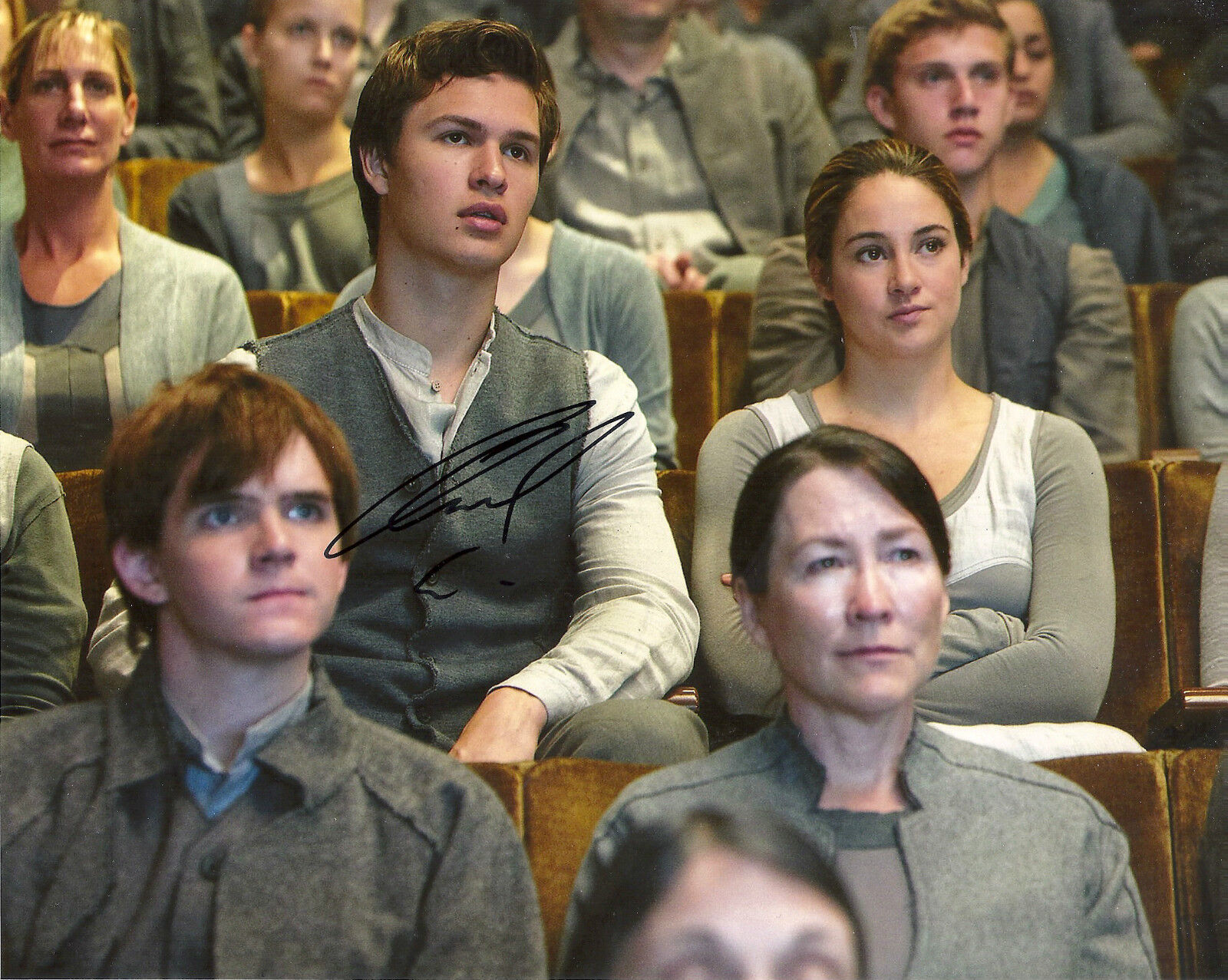 ANSEL ELGORT 'DIVERGENT' CALEB PRIOR SIGNED 8X10 PICTURE *COA