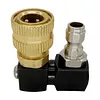 360 Rotating High Force Washer Adapters Adjustable Cleaner Universal Joint High Force Hose Connector for Car Garden