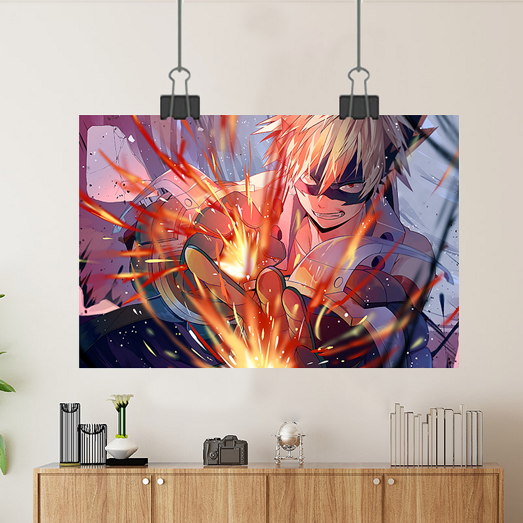 My Hero Academia-Katsuki Bakugou/Custom Poster/Canvas/Scroll Painting/Magnetic Painting