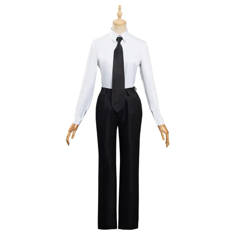 Chainsaw Man Shirt Pants Outfit Makima Halloween Carnival Suit Cosplay Costume