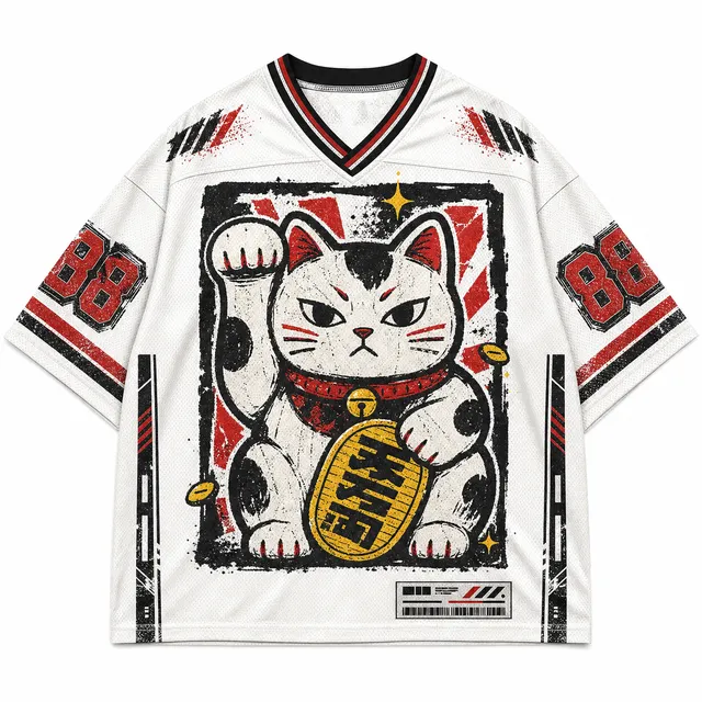 Lucky Cat Mesh Jersey