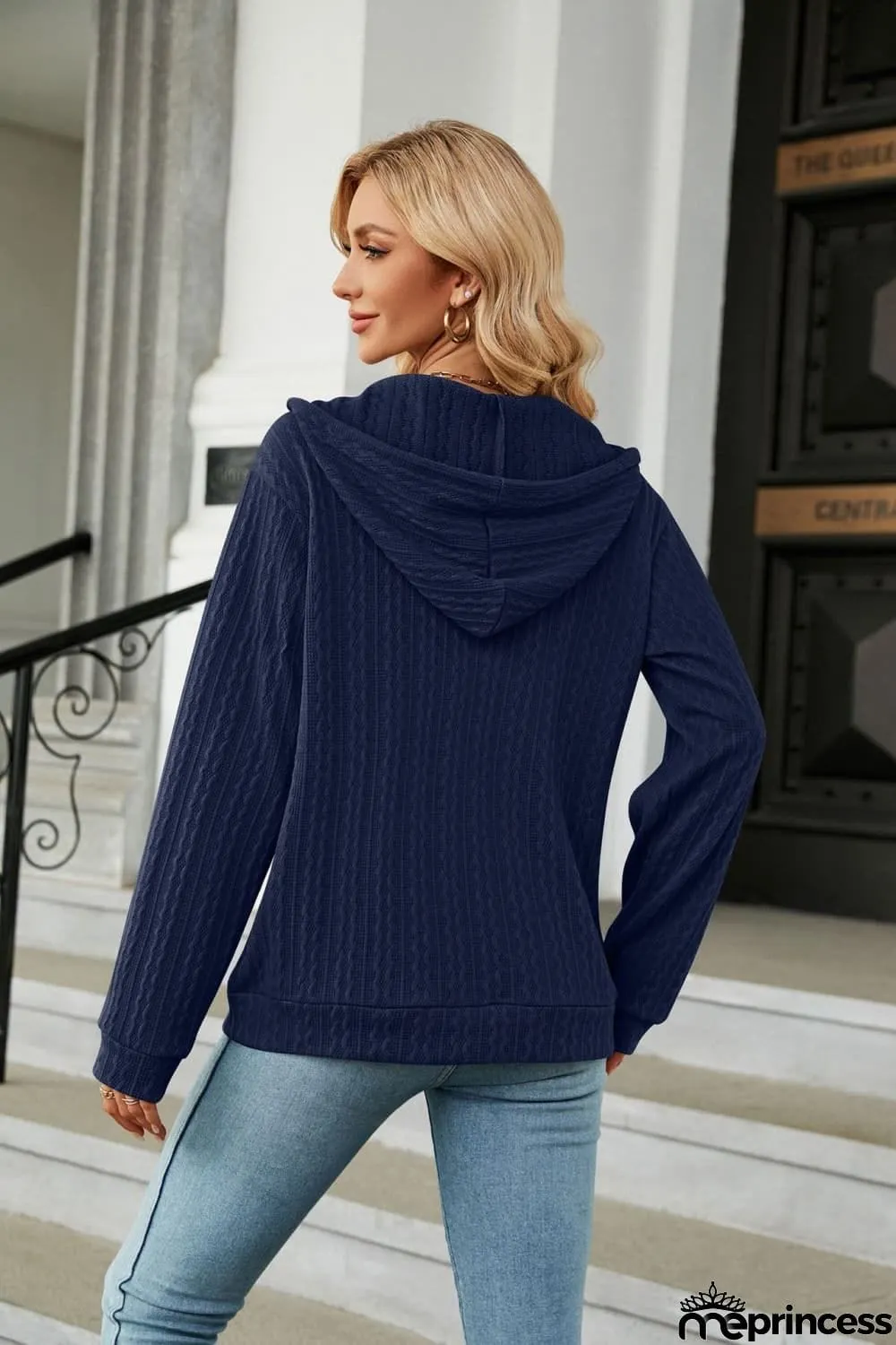 Zip-Up Hooded Jacket