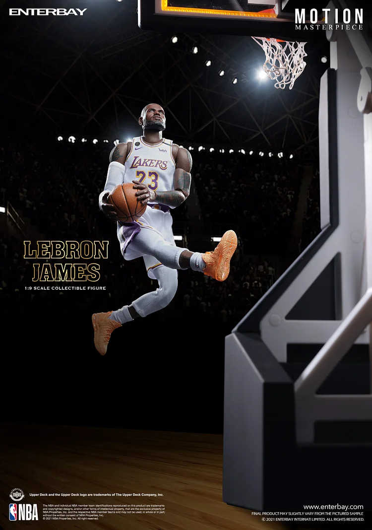 【IN STOCK】Motion Masterpiece MM-1210 NBA LeBron James 1/9 Scale Action Figure-