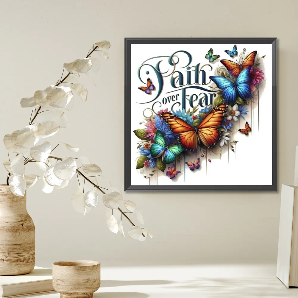 Diamond Painting - Full Square Drill - Butterfly(Canvas|35*35cm)