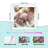 Krabbe 5d DIY Sonderform Teilbohrer Dimond Gemälde Wanddekoration 30x30cm