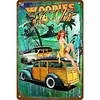 (Multi Style)  - Pin Up Girls - Vintage Metal Signs(8*12Inch/12*16Inch) - Bar