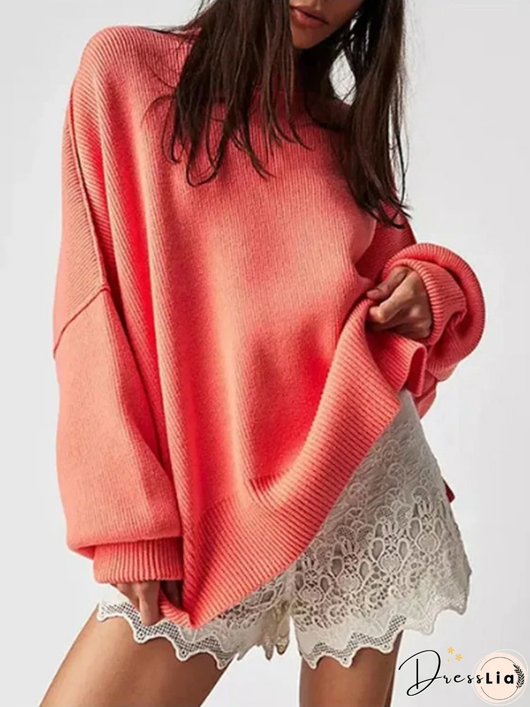Round Neck Long Sleeve Sweater